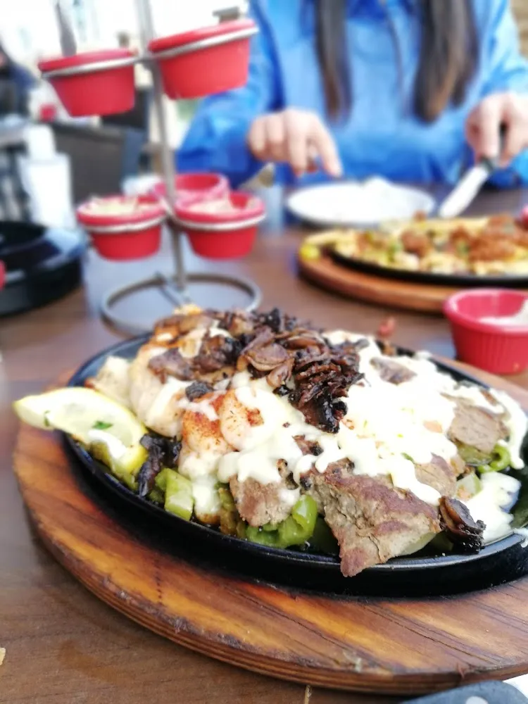 Ribeye Fajitas with Queso Fundido